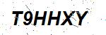 CAPTCHA verification image containing distorted text characters