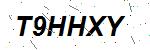 CAPTCHA verification image containing distorted text characters