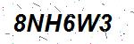 CAPTCHA verification image containing distorted text characters