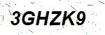 CAPTCHA verification image containing distorted text characters