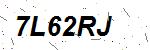 CAPTCHA verification image containing distorted text characters