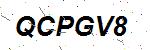 CAPTCHA verification image containing distorted text characters
