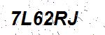CAPTCHA verification image containing distorted text characters
