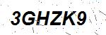 CAPTCHA verification image containing distorted text characters