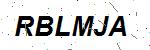CAPTCHA verification image containing distorted text characters