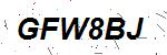 CAPTCHA verification image containing distorted text characters