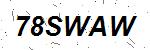 CAPTCHA verification image containing distorted text characters