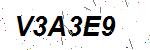 CAPTCHA verification image containing distorted text characters