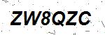 CAPTCHA verification image containing distorted text characters