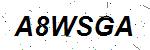 CAPTCHA verification image containing distorted text characters