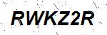 CAPTCHA verification image containing distorted text characters