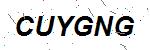 CAPTCHA verification image containing distorted text characters