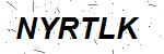 CAPTCHA verification image containing distorted text characters