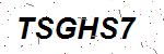 CAPTCHA verification image containing distorted text characters