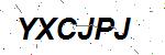 CAPTCHA verification image containing distorted text characters