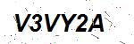 CAPTCHA verification image containing distorted text characters