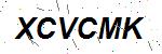 CAPTCHA verification image containing distorted text characters