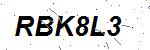 CAPTCHA verification image containing distorted text characters
