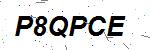 CAPTCHA verification image containing distorted text characters