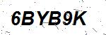 CAPTCHA verification image containing distorted text characters