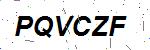 CAPTCHA verification image containing distorted text characters