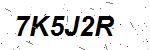 CAPTCHA verification image containing distorted text characters