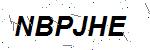 CAPTCHA verification image containing distorted text characters