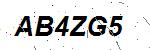 CAPTCHA verification image containing distorted text characters