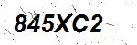 CAPTCHA verification image containing distorted text characters