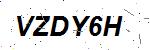 CAPTCHA verification image containing distorted text characters