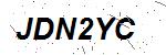 CAPTCHA verification image containing distorted text characters