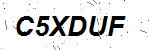 CAPTCHA verification image containing distorted text characters