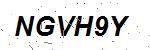 CAPTCHA verification image containing distorted text characters