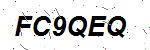 CAPTCHA verification image containing distorted text characters