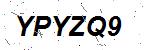 CAPTCHA verification image containing distorted text characters