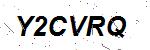 CAPTCHA verification image containing distorted text characters